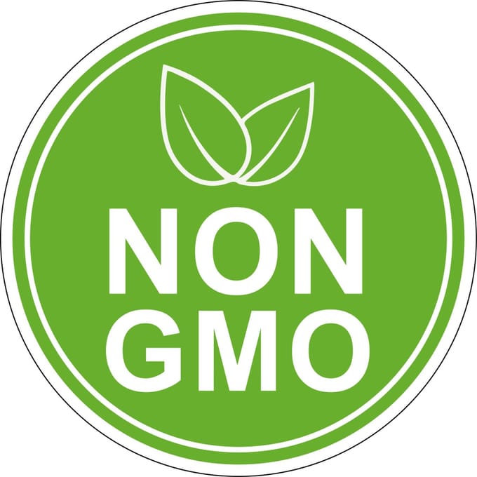 Non GMO sticker 100 mm