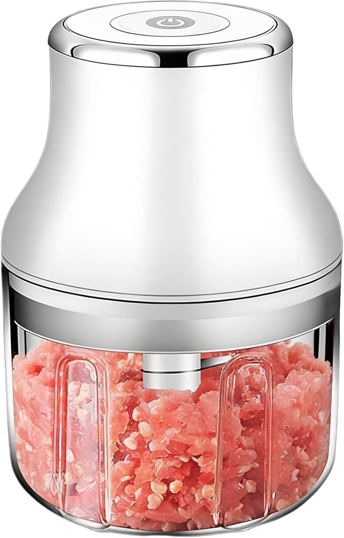 Keukenmachine - Mini Hakker - Eten Bereiden - Oplaadbaar Draadloos - 250 ml - Zwart