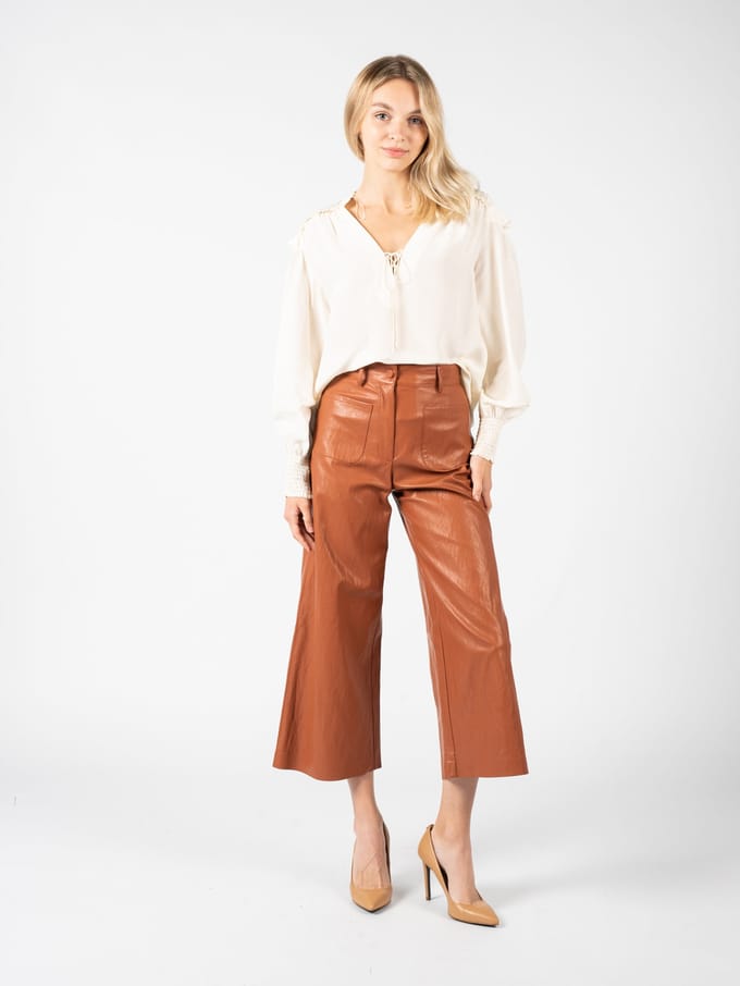 Pinko broek Campo Vrouw bruin