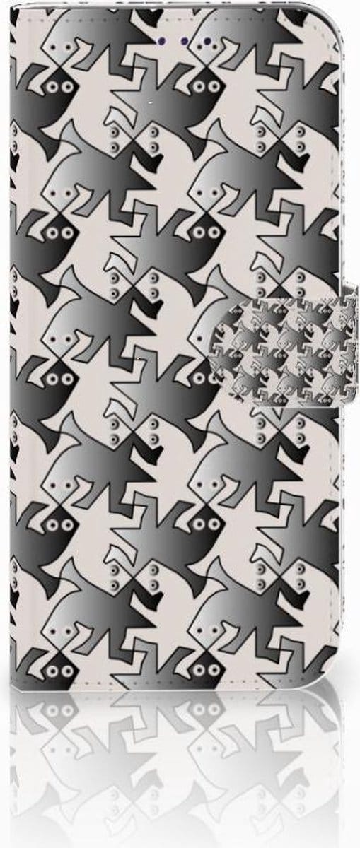 Samsung Galaxy A50 Telefoonhoesje met Pasjes Salamander Grey