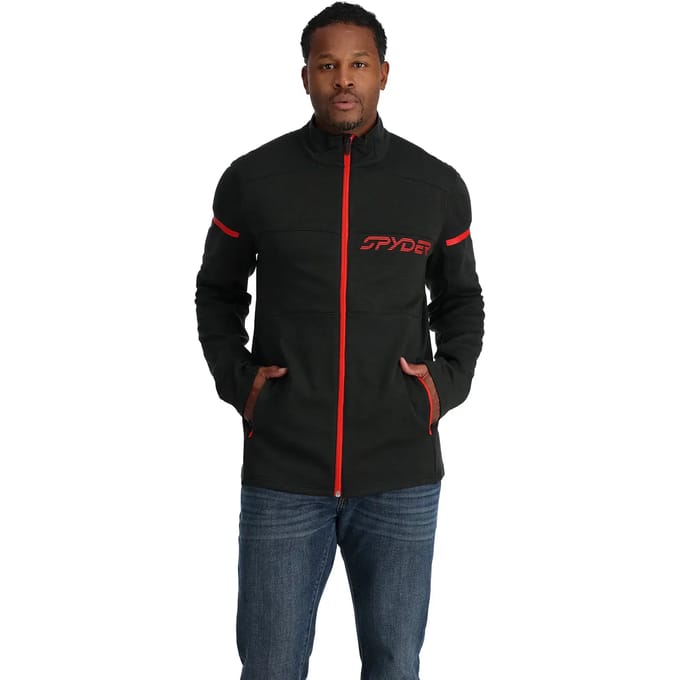 Spyder Speed Fleece Met Volledige Rits Zwart S Man