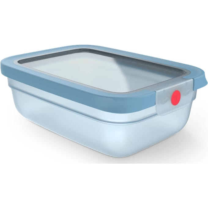 Tefal oneClick N1210710 vershoudbakje rechthoekig blauw (1,2L)