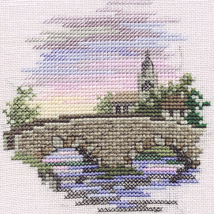 Bothy Threads borduurpakket the bridge MIN12 telpatroon