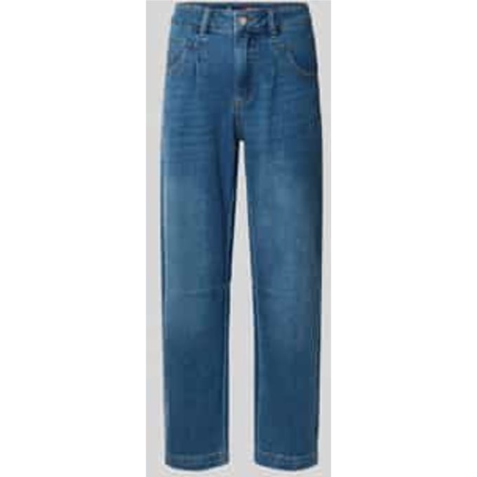 barrel fit jeans met steekzakken