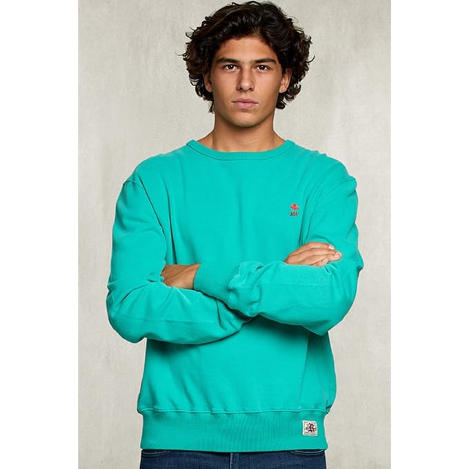 River Woods Basic Crew Neck Sweater Kiwi Green Taglia: S | Maglioni a maglia Outlet | Uomo | Verde