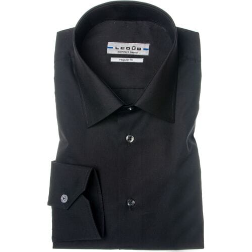 Ledûb Overhemd Dress Shirt 55-45 Zwart / male