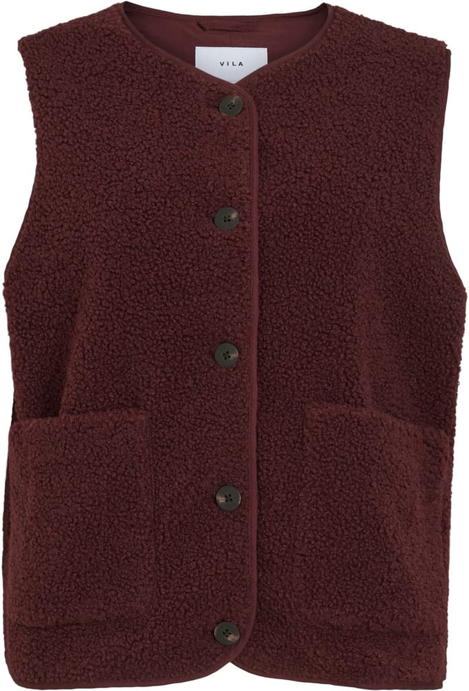 VILA - VIADA TEDDY WAISTCOAT - NOOS - Dames - Gewatteerde jassen