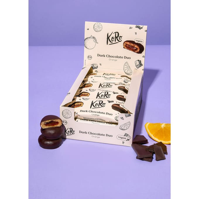 Bio dark chocolate duo orange 12 x 2 x 20 g