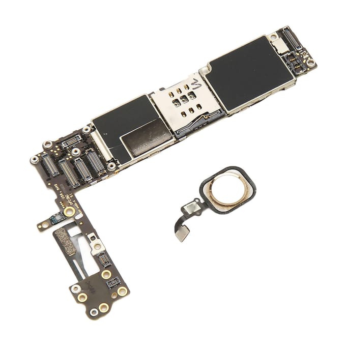 Ontgrendel Moederbord met Touch ID Vingerafdruk Ontgrendeld Logic Board Vervanging voor Iphone 6 US 64GB