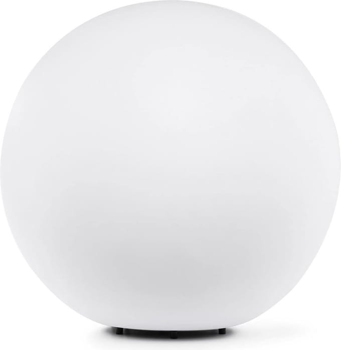 Buitenlamp Globe Ø 20 cm wit