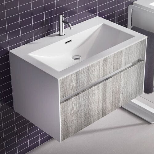 progettobagno Isola washbasin with vanity unit 80 cm MBSMA80BALV