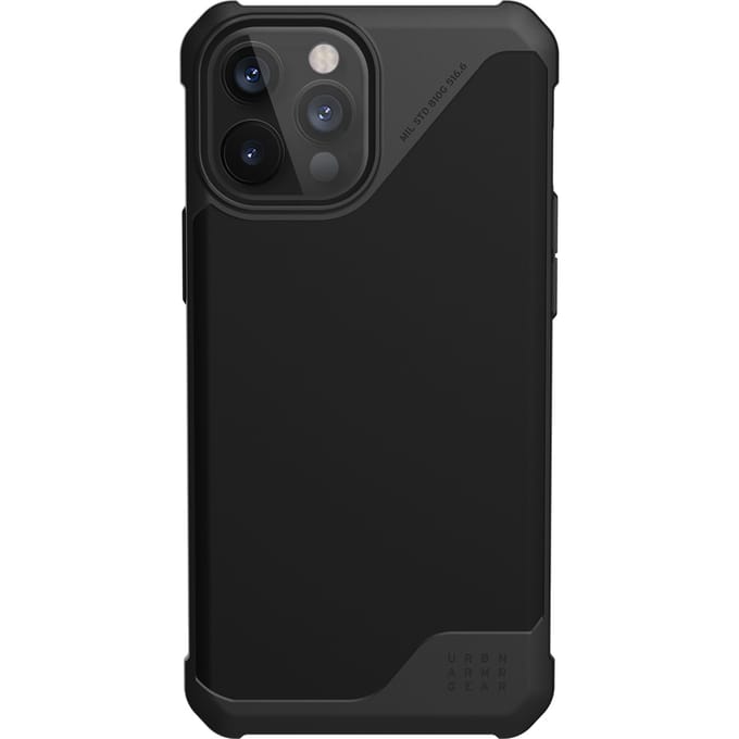 Urban Armor Gear Metropolis LT Apple iPhone 12 Pro Max Hoesje PU Zwart