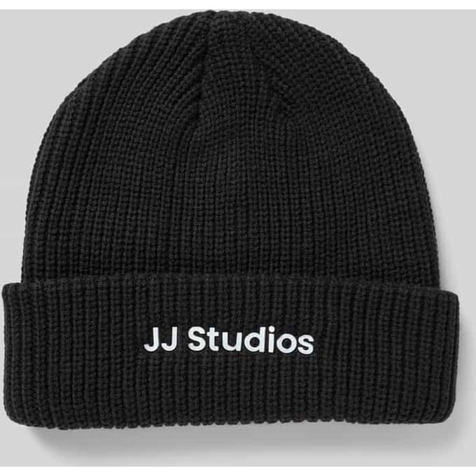 Beanie met labeldetail, model 'SOHO'