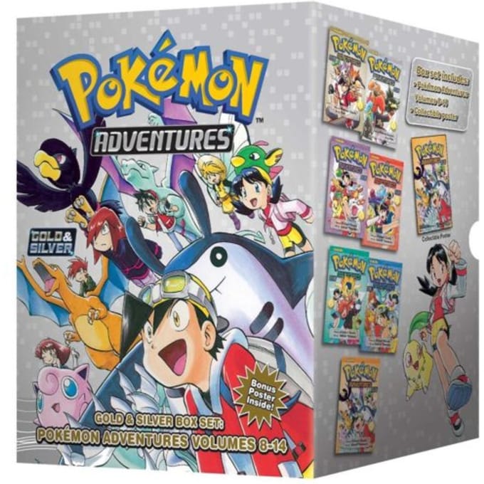 Pokemon Adventures Gold & Silver Box Set (Set Includes Vols. 8-14) - Pokemon Manga Box Sets - Hidenori Kusaka