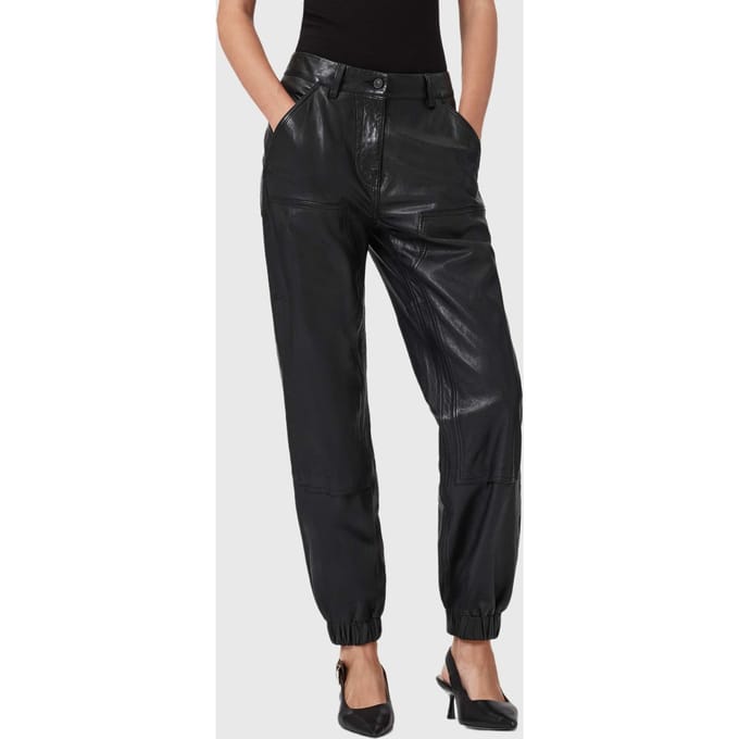 AllSaints El Carpenter Trouser Black Taglia: 12 | Pantaloni cargo Outlet | Donna | Nero
