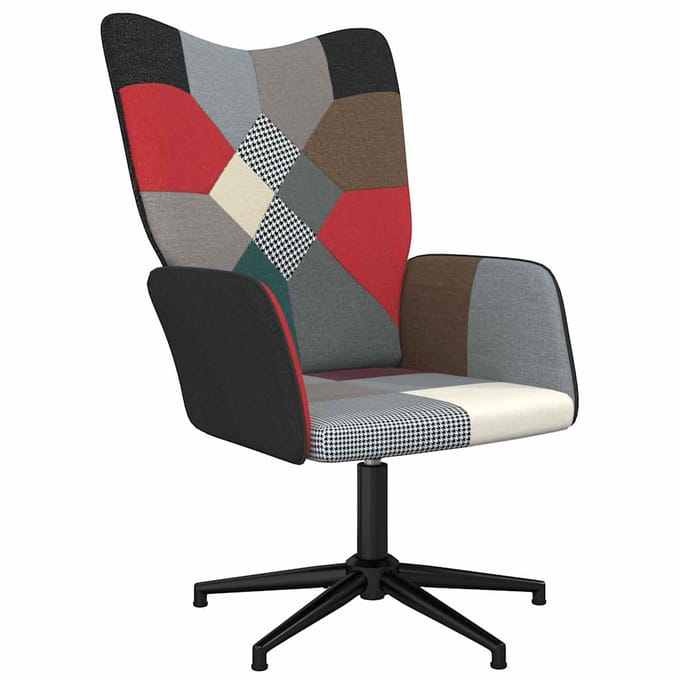 vidaXL - Relaxstoel - patchwork - stof