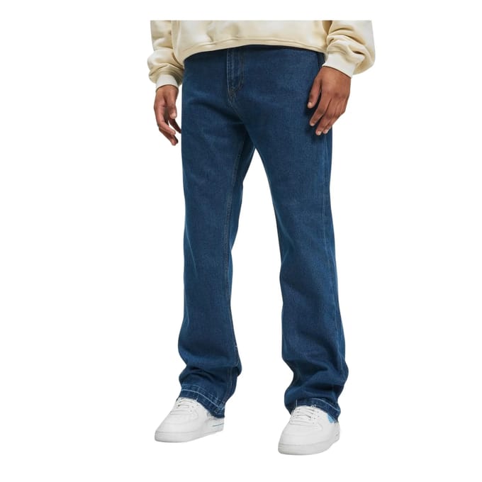 DEF - Loose Fit Denim Broek rechte pijpen - Taille, 36 inch - Blauw