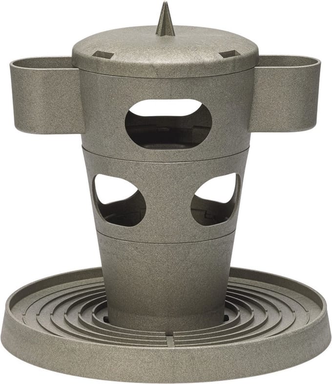 Beeztees Snacktoren - Kippenvoerbak - 100% Gerecycled Plastic - 30x30x32,5 cm