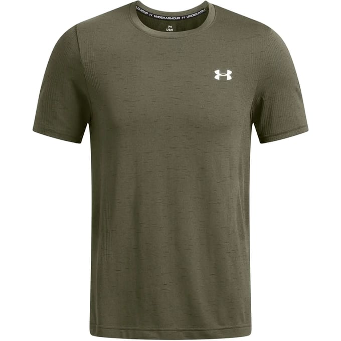 Under Armour vanish seamless ss-grn training t-shirt korte mouw heren -