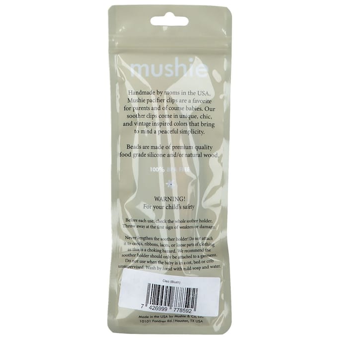 MUSHIE Fopspeenketting Blush 1