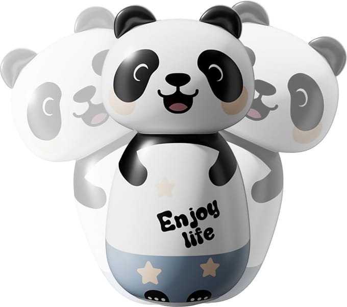 Opblaasbare Bokszak - Kinder Bokszak - Actieve Spelervaring - Grappige Dierenvorm - 65.5 cm Hoog - Panda
