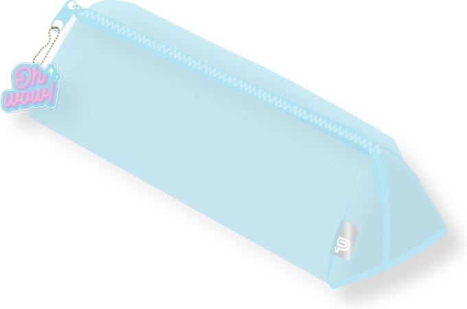 Etui Purple Passion - transparant blauw - 20 x 6 x 6 cm - K-PM020037