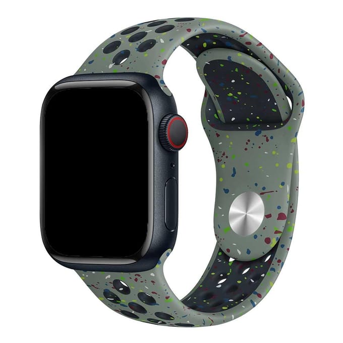 2+2 | Apple Watch Bandje Fusion - Dubbel - Siliconen - Cargo Khaki