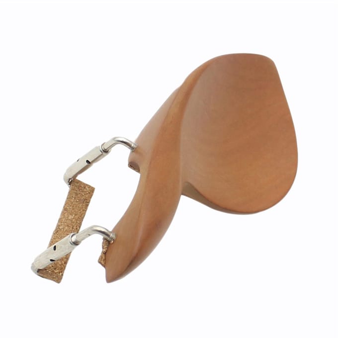 Support de Mentonnière en Bois en Forme d'Oreille avec Vis Accessoires pour Violons 3/4 4/4