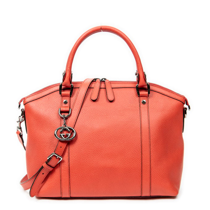 Medium GG Charm Dome Satchel   schoudertas