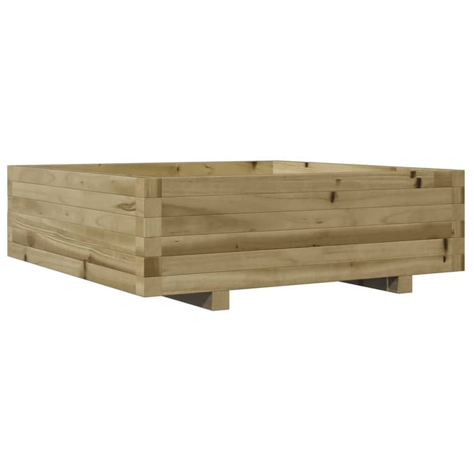 vidaXL - Plantenbak - 80x80x26,5 - cm - geïmpregneerd - grenenhout