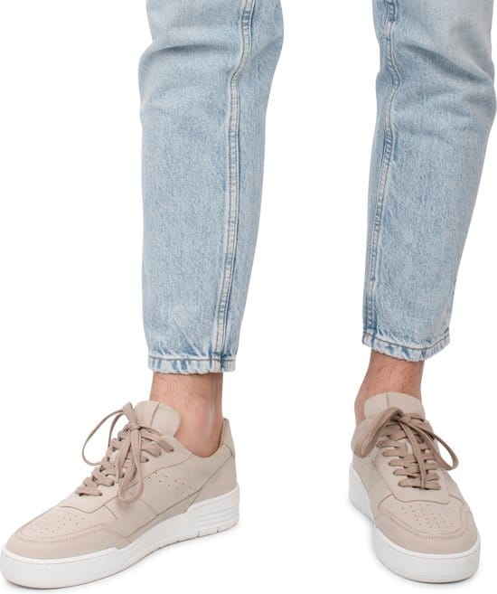 PS Poelman - Maat 44 - KEVIN Heren Sneakers - Beige