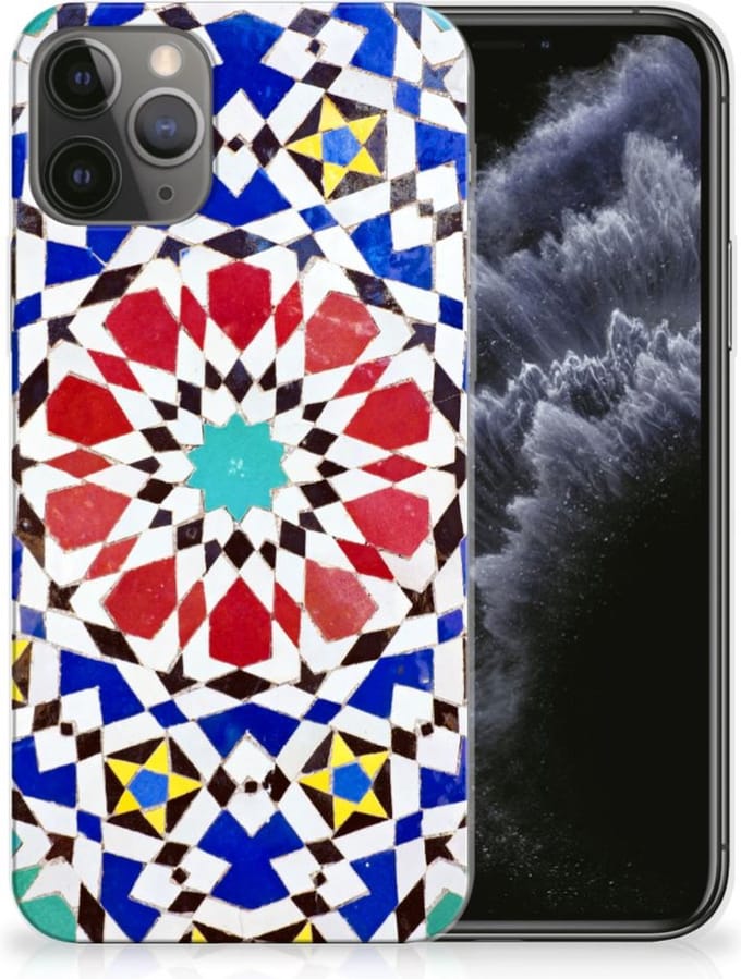 Apple iPhone 11 Pro TPU Siliconen Hoesje Mozaïek