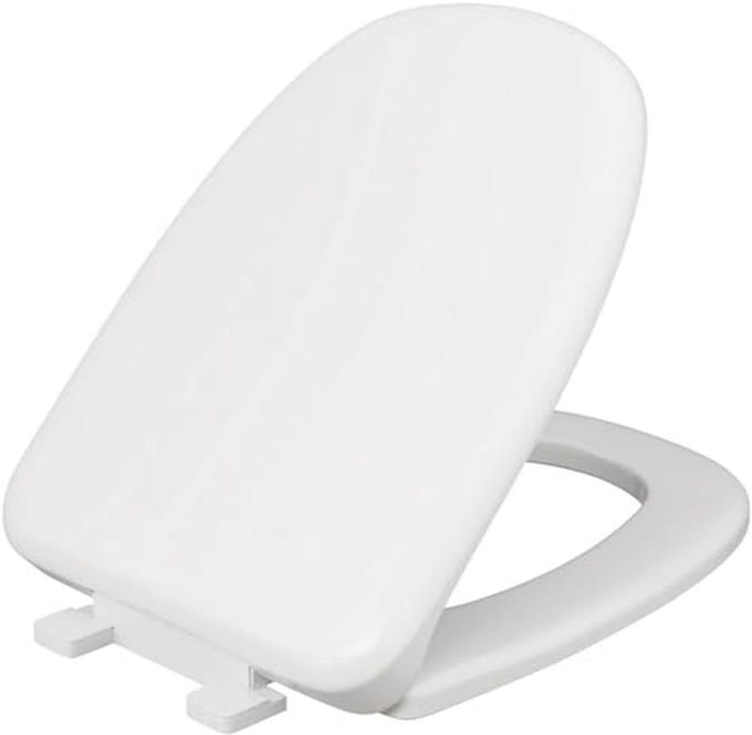 Comfortabele langwerpige kunststof wc-bril met EZ sluiting