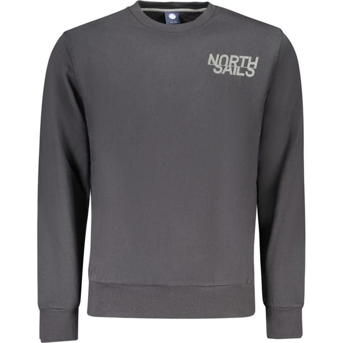 North Sails Zwarte Katoenen Sweatshirt voor Mannen