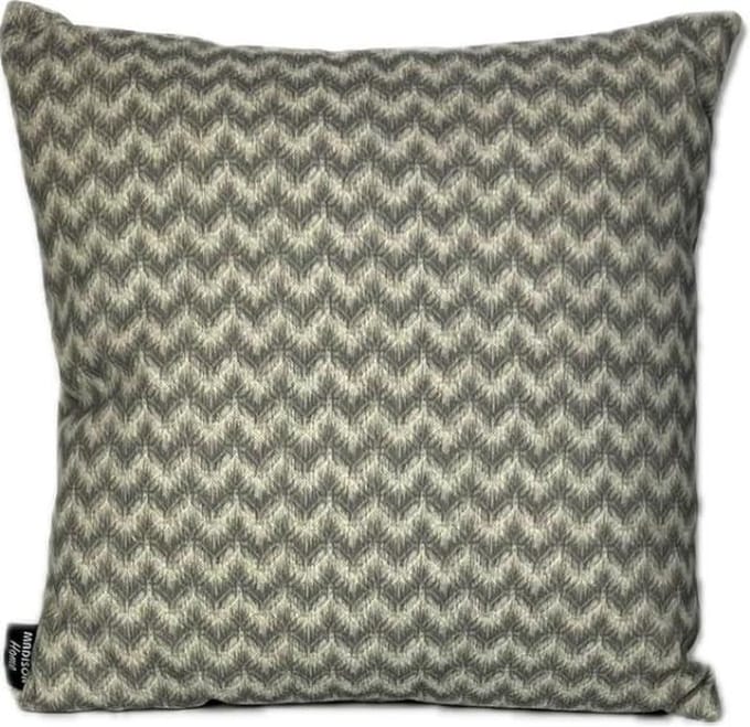 Madison sierkussen 45x45 cm Zigzag grey