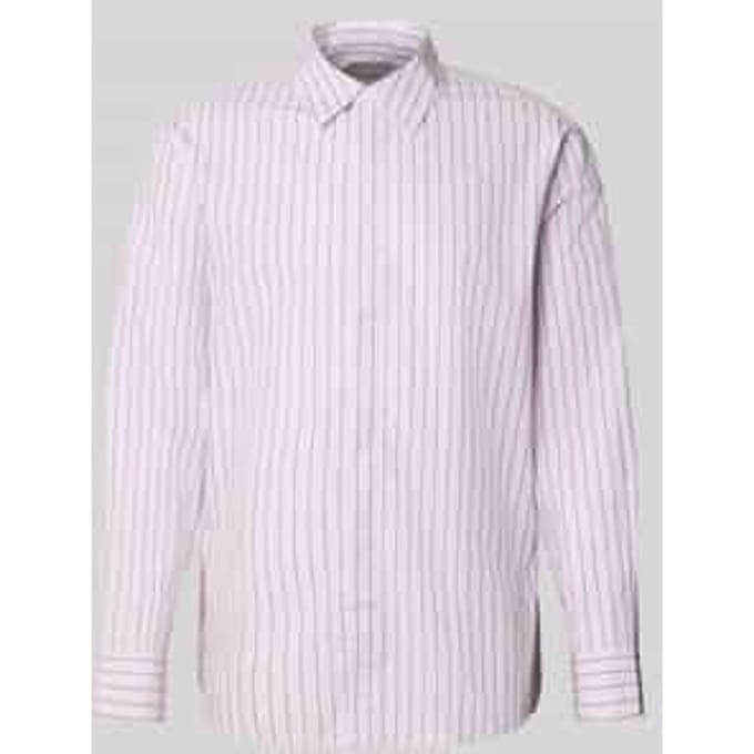 Calvin Klein Ls Multi Stripe Shirt Spring Lilac Taglia: S | Camicie Business Outlet | Uomo | Viola