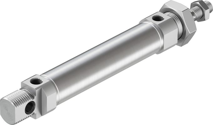 Festo Cilinder 25mm Boring 80mm Slag ISO 6432 Dubbelwerkend - 19222 - P2CT4