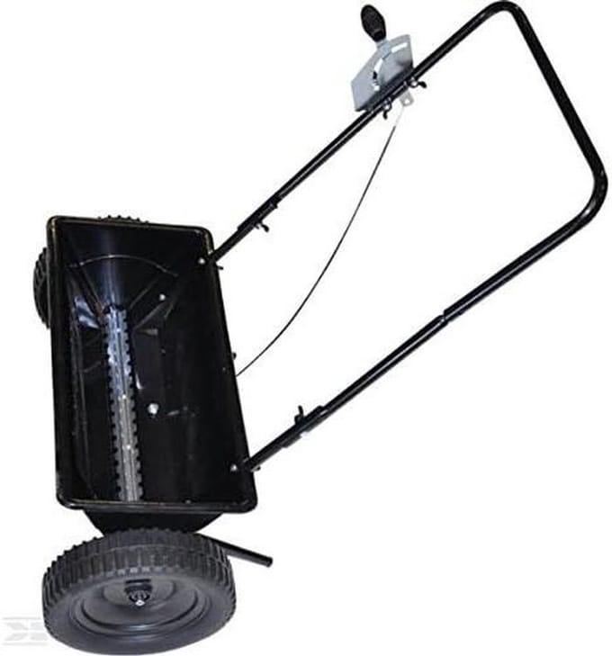 Strooiwagen - Handstrooier Gazon - Gazon Onderhoud - Handgeleid - 25 l - Groen