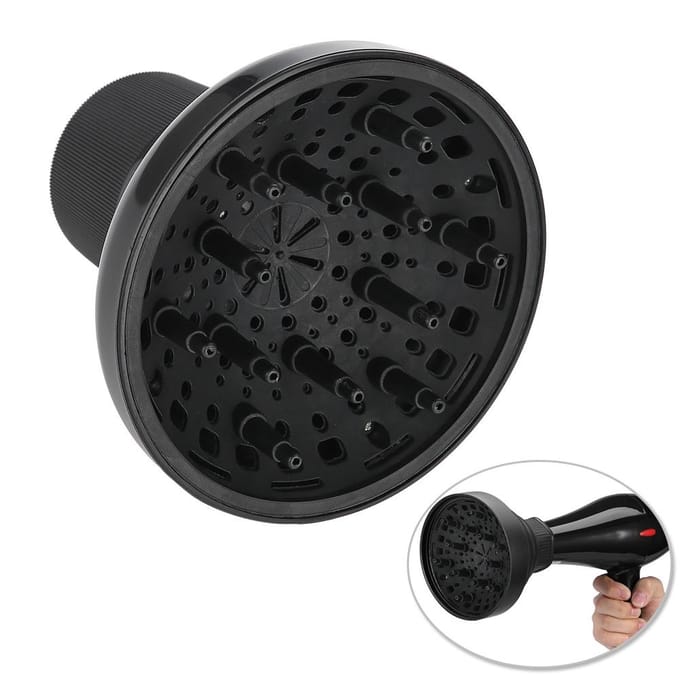 Haardroger Haarkapper Diffuserkap Krultang Styling Haarkapper Salon Accessoire black