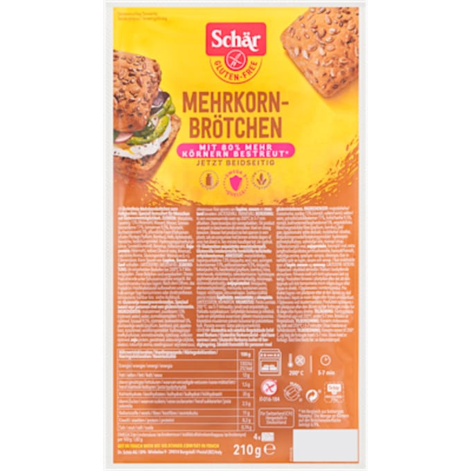 Mehrkorn brotchen glutenvrij