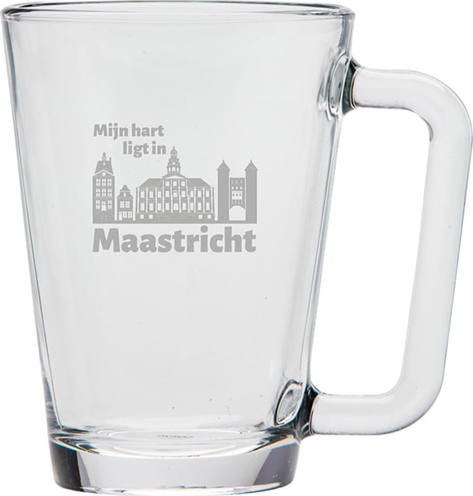 Gegraveerde theeglas 26cl Maastricht
