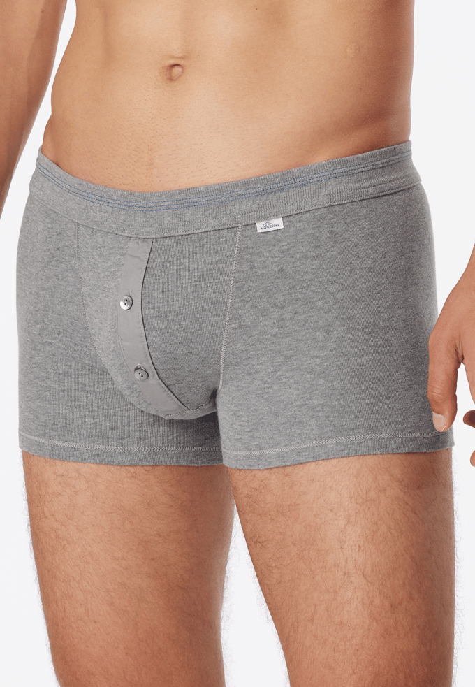 Grijs gemêleerde korte broek - Revival Karl-Heinz 7
