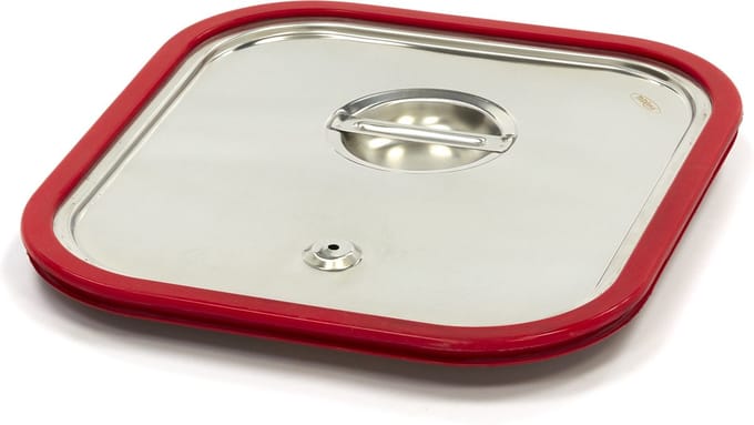 Gastronorm Deksel - 2/3 GN - RVS - Luchtdicht Rubber