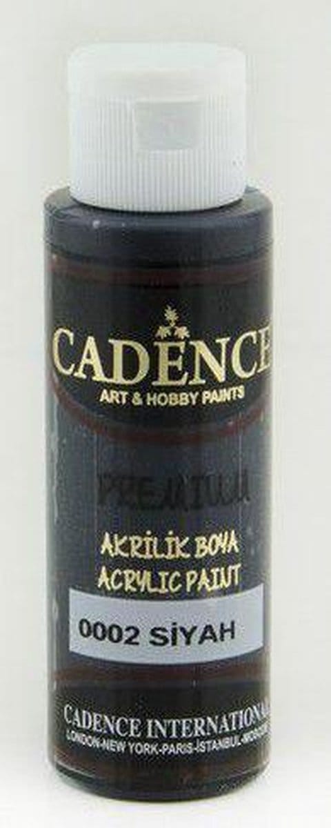Acrylverf - Black - Cadence Premium - 70 ml