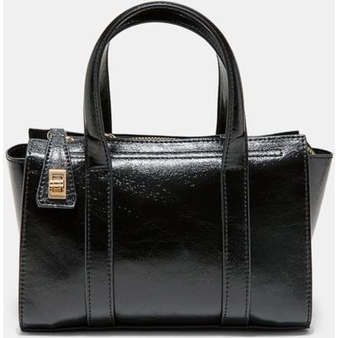Stradivarius Kleine tote tas met sluiting  Zwart OS