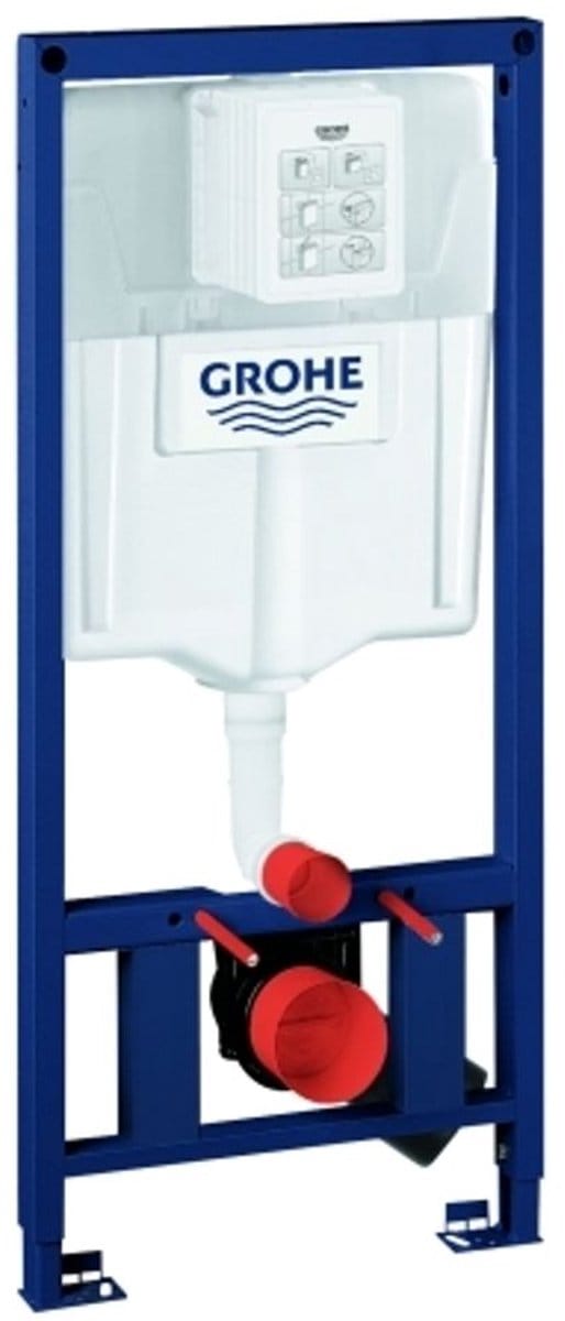 Grohe Rapid SL - WC element, met spoelresevoir, met verticale steun 38897000