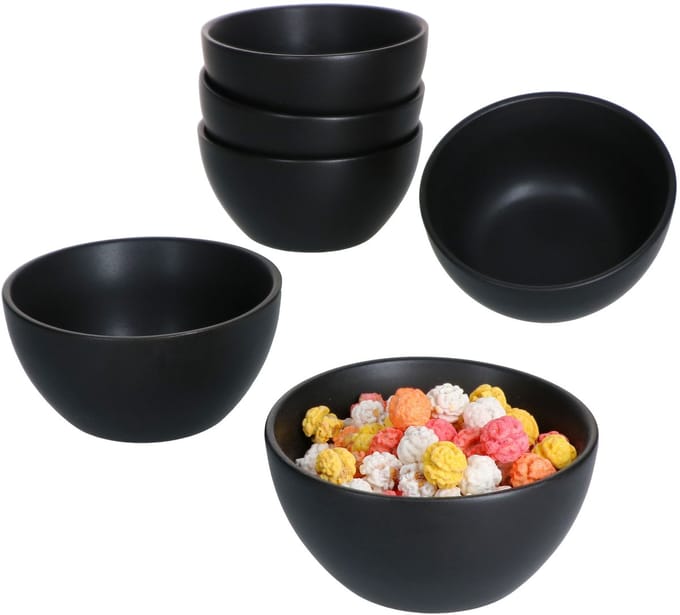 Set van 6 hapjes- en dipschalen Londen Lampart Nero - 24304272