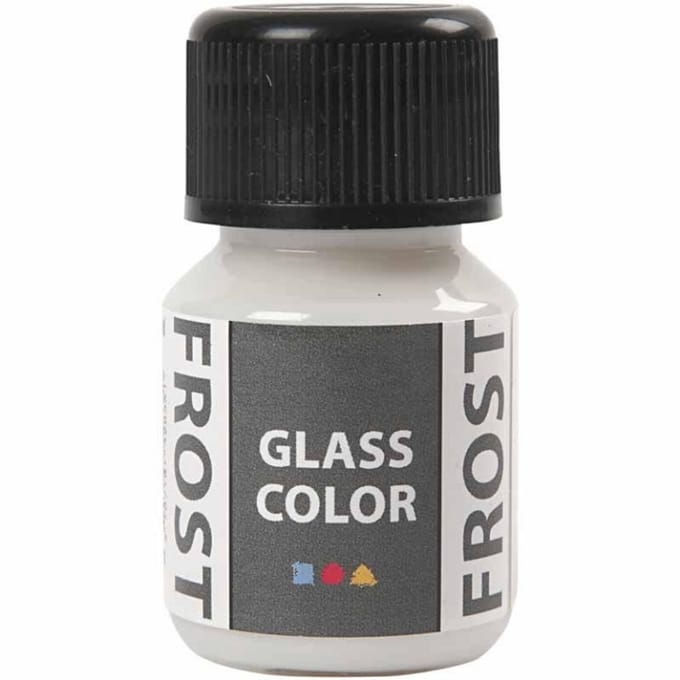 Creativ Company Glass Color Frost Paint - White 30ml