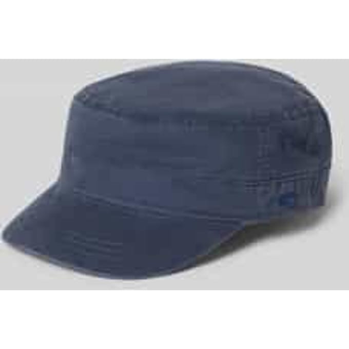 Military cap met gestikt logo