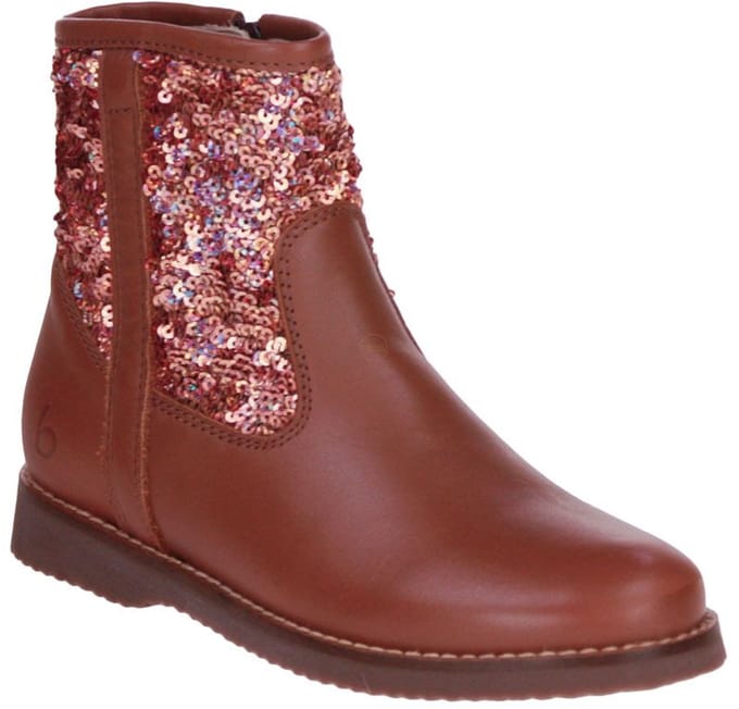 Beberlis Korte Laars Camel Glitter